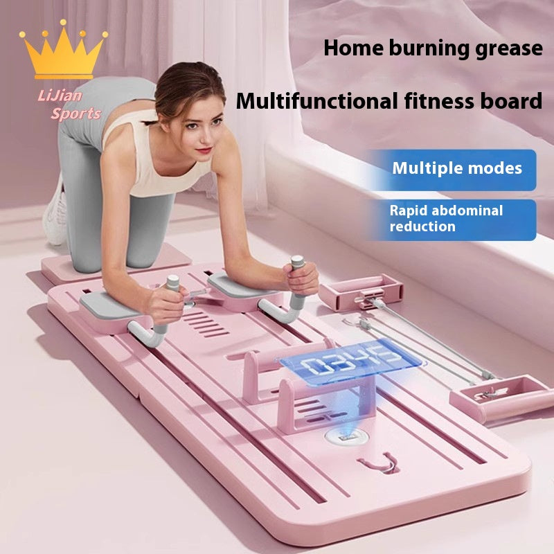 Home Fitness Supine Board for Core and Muscle Training - Multifunctional Flat Support Bench 106x40cm | 3 Colors