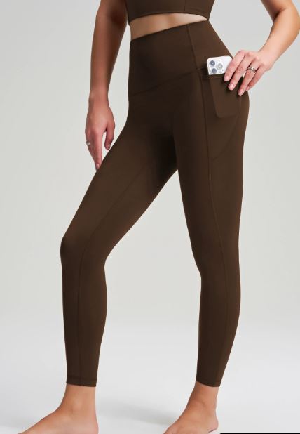 CurveBoost Fitness Leggings - High-Waist Tummy Control Hip-Lifting Nylon Spandex Workout Leggings