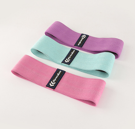 Yoga Resistance Bands for Strength Training and Stretching - 3-Piece Elastic Band Set for Squats, Glutes and Flexibility | Unisex