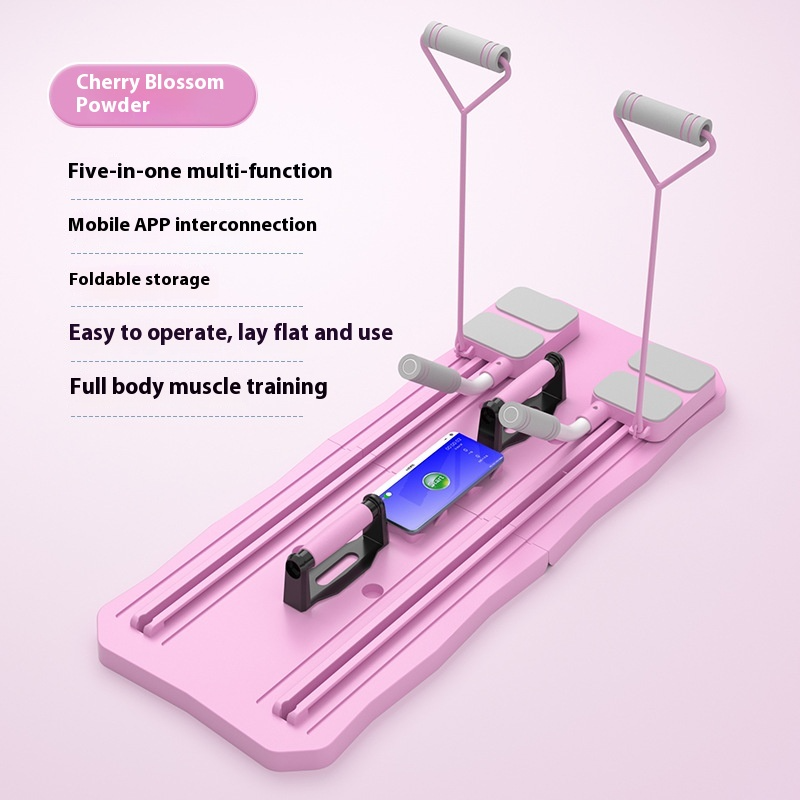 Multifunctional Fitness Board - Core, Arms, Chest & Back Home Workout Board with Automatic Rebound