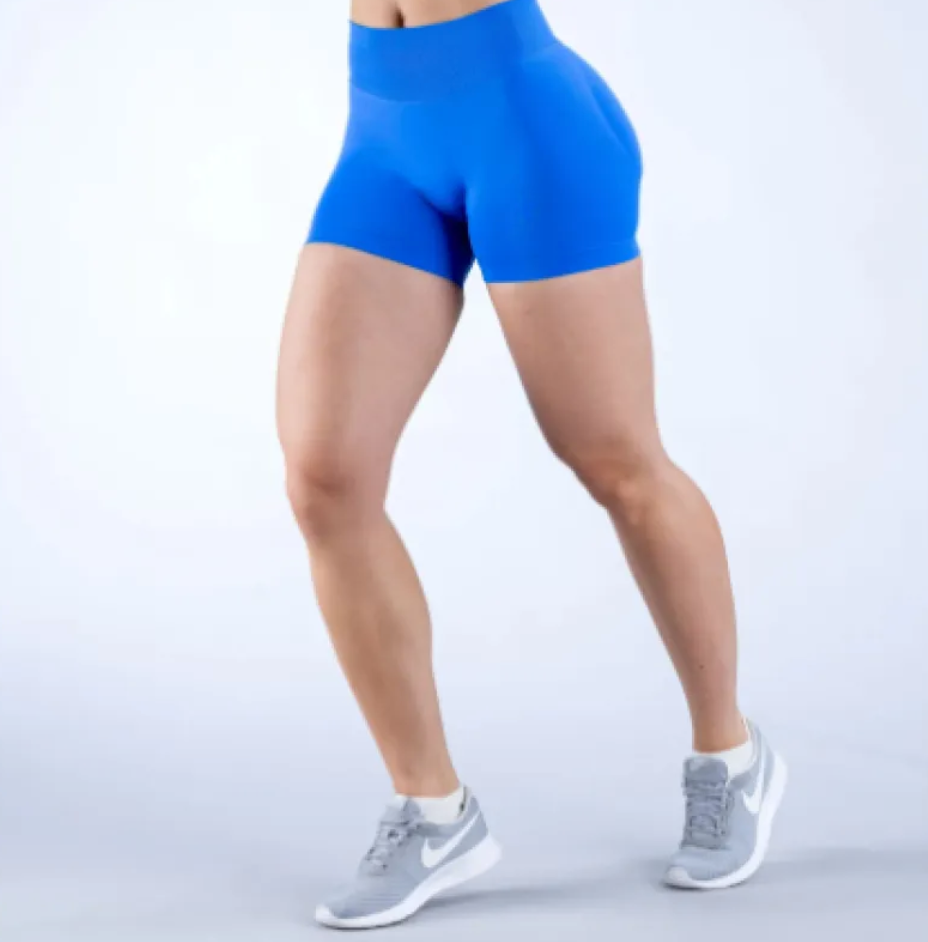 Seamless Fitness Yoga Shorts for Women - High-Elasticity Quick-Dry Nylon Shorts for Yoga, Gym and Pilates | XS-XL | 15 Colors