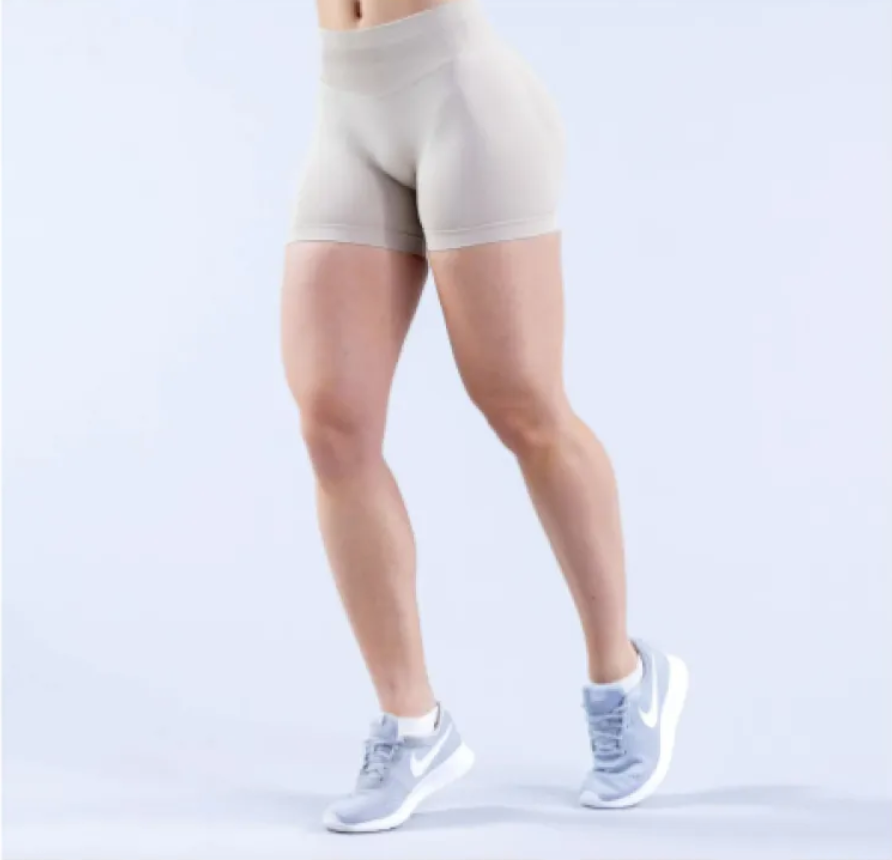 Seamless Fitness Yoga Shorts for Women - High-Elasticity Quick-Dry Nylon Shorts for Yoga, Gym and Pilates | XS-XL | 15 Colors