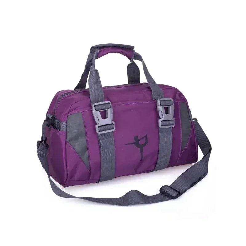 Waterproof Nylon Yoga Fitness Crossbody Shoulder Bag - Lightweight Training Bag for Women | 7 Colors | 40x21x21cm