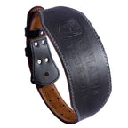 Professional Leather Weightlifting Belt - 15cm Cowhide Squat & Deadlift Support Belt for Men & Women | S–L