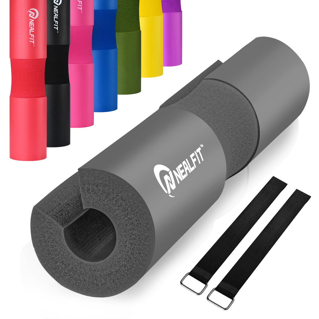 Barbell Pad for Squats, Lunges & Hip Thrusts - Anti-Slip High-Density Foam Squat Pad | Fits Standard & Olympic Bars