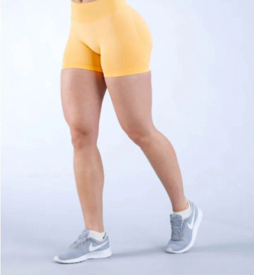 Seamless Fitness Yoga Shorts for Women - High-Elasticity Quick-Dry Nylon Shorts for Yoga, Gym and Pilates | XS-XL | 15 Colors