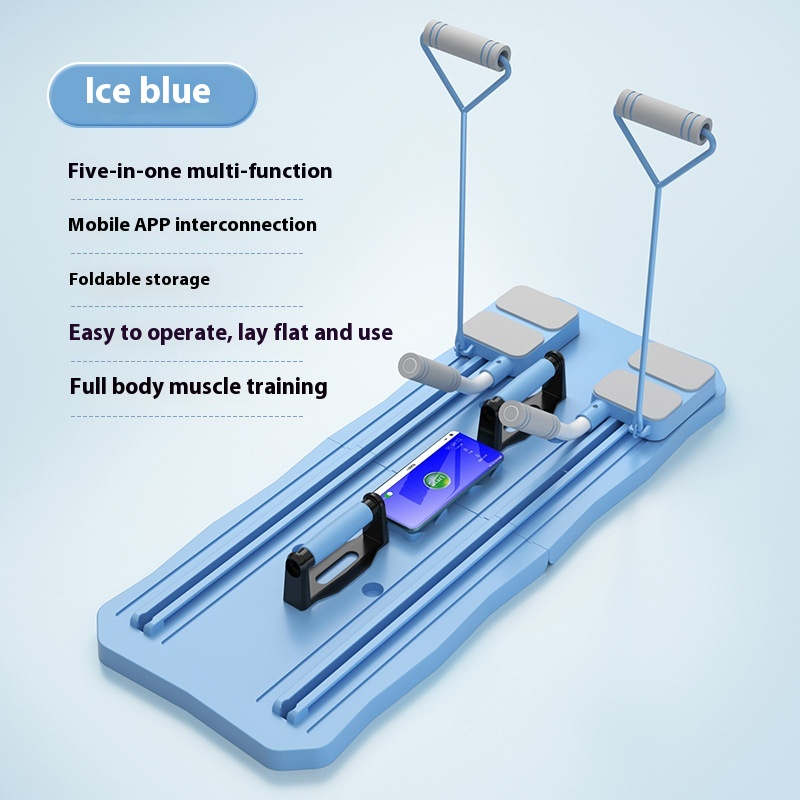 Multifunctional Fitness Board - Core, Arms, Chest & Back Home Workout Board with Automatic Rebound