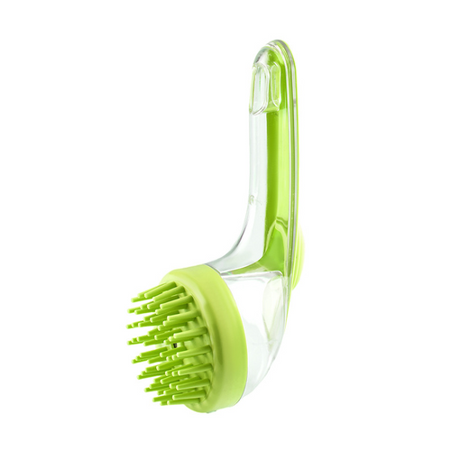 2-in-1 Pet Bath & Grooming Brush with Built-In Shampoo Dispenser – For Dogs & Cats