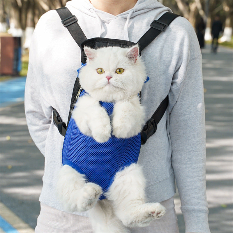 Pet Carrier Backpack – Breathable Mesh Travel Backpack for Cats & Small Dogs | Hiking & Everyday Use