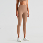 CurveBoost Fitness Leggings - High-Waist Tummy Control Hip-Lifting Nylon Spandex Workout Leggings
