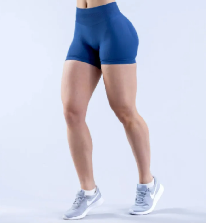 Seamless Fitness Yoga Shorts for Women - High-Elasticity Quick-Dry Nylon Shorts for Yoga, Gym and Pilates | XS-XL | 15 Colors