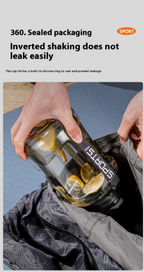 Large Capacity Fitness Water Bottle - BPA-Free Leak-Proof Sports Hydration Bottle for Gym & Outdoor