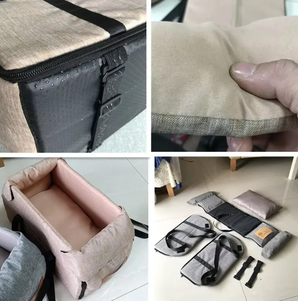 Compact Foldable Pet Carrier Bag – Breathable Mesh Travel Bag for Cats & Small Dogs