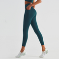 CurveBoost Fitness Leggings - High-Waist Tummy Control Hip-Lifting Nylon Spandex Workout Leggings