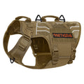 OneTigris Tactical Dog Harness – Breathable Mesh Military Vest with No-Pull Buckle for Medium & Large Dogs