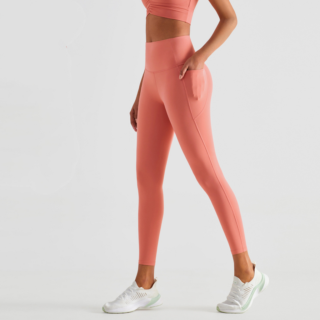 CurveBoost Fitness Leggings - High-Waist Tummy Control Hip-Lifting Nylon Spandex Workout Leggings