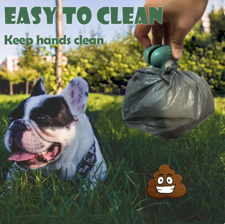 Portable Pooper Scooper with Waste Bag Attachment – Hygienic & Hands-Free for Dogs