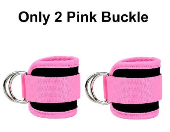Ankle Strap Resistance Bands for Hip and Leg Training - Adjustable Elastic Bands for Yoga, Pilates, CrossFit and Gym | Set of 2