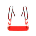 Indoor Pull-Up Trainer with Resistance Bands and Accessories - Home Strength Training Bar Kit | 1.93kg | Red