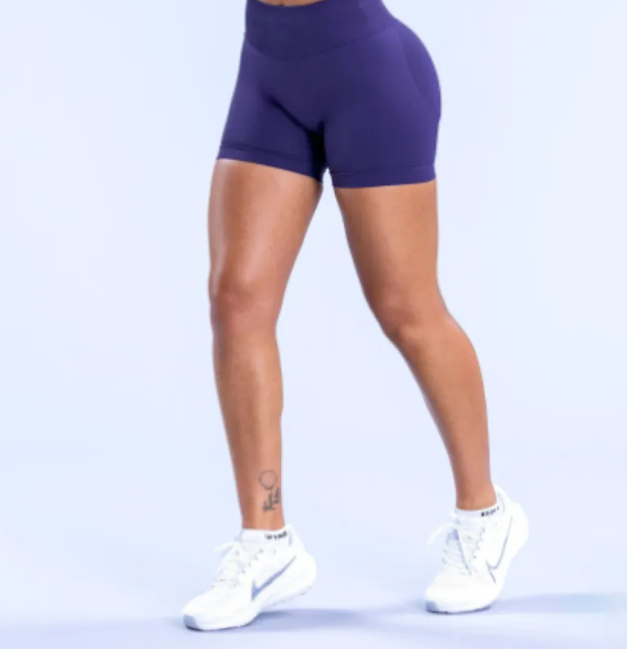 Seamless Fitness Yoga Shorts for Women - High-Elasticity Quick-Dry Nylon Shorts for Yoga, Gym and Pilates | XS-XL | 15 Colors