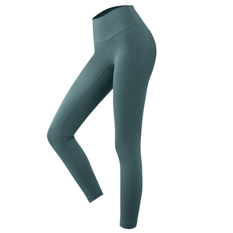 Seamless High Waist Fitness Pants - No Side Seam Nylon Workout Leggings for Women | 4 Colors, Sizes 4–10