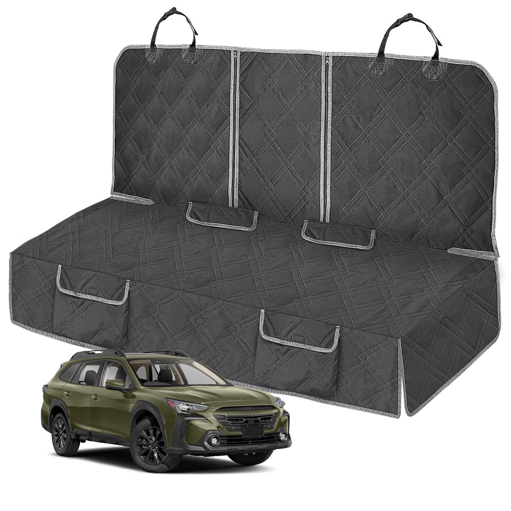 Waterproof Dog Car Seat Cover – 600D Heavy Duty, Scratch-Proof & Non-Slip Back Seat Protector