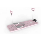 Multifunctional Fitness Board & Abdominal Wheel - Core, Chest and Ab Training Set for Home Workouts | Purple, Pink, Black