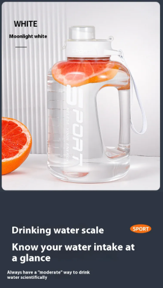 Large Capacity Fitness Water Bottle - BPA-Free Leak-Proof Sports Hydration Bottle for Gym & Outdoor