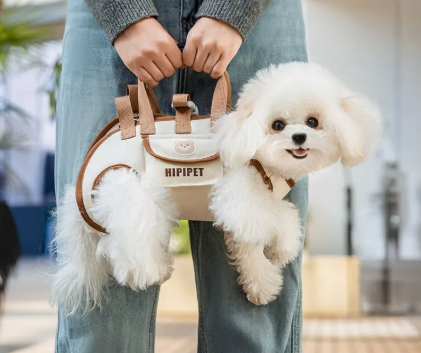 Pet Crossbody Carrier Bag – Hands-Free Breathable Carrier for Small Dogs & Cats