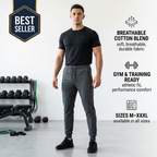 Men's Fitness Trousers - Styled Product Image