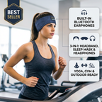Wireless Sports Headband with Earphones - Styled Product Image